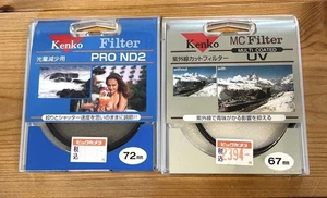 Kenko Pro ND2 72mm & MC UV Filter Set for Camera Equipment Compatible - Picture 1 of 1