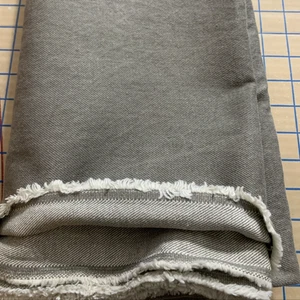 1.5 yd Grayish Green Denim Upholstery Twill Weave Fabric 60" wide *Over 2.5 lbs* - Picture 1 of 7