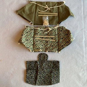 1960’s GI Joe Vintage Hasbro 12” Marine Camoflage & Green Tents(2) & Camo Poncho - Picture 1 of 8