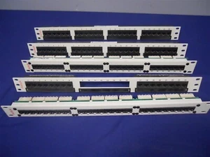 Lot 5x Avaya 24 Port Line Patch Panel 700012909, 700012917 - Picture 1 of 1