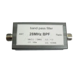 28MHz Shortwave Band Pass Filter BPF HighIsolation Adjacent Frequency Narrowband - Picture 1 of 6