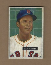 1951  BOWMAN  ELLIS  KINDER  #   128   NEAR MINT