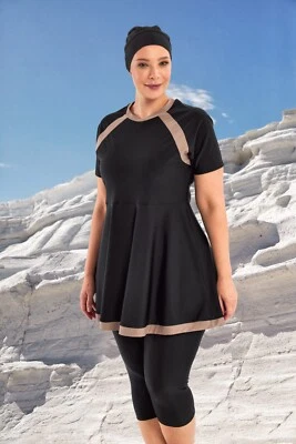 A 1806 HASEMA TESETTÜRMAYO ISLAMISCHER BADEANZUG UCARBURKINIS  BURKINI SWIMWEAR - Bild 1 von 4