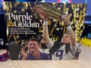 LSU Tigers Purple & Golden 2019 College Football National Champs HB New Sealed - Bild 1 von 2