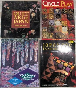 JAPANESE QUILTING PATTERN BOOK LOT Circle Play Quilt Art Inspirations Seasons ++ - Picture 1 of 14