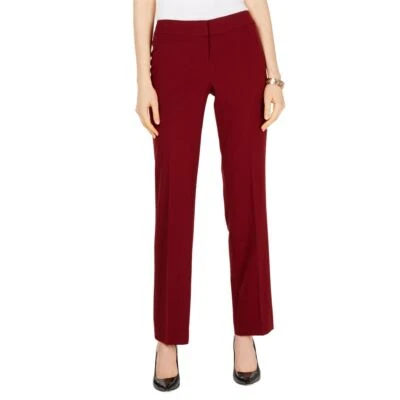 NINE WEST NEW Women's The Trouser Low-rise Solid Casual Pants TEDO - Image 1 of 2