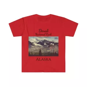 Denali National Park Tee - Alaska - Unisex Graphic T-Shirt - Picture 1 of 19