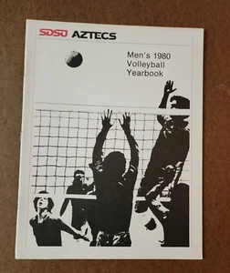 1980 SDSU San Diego State University AZTECS Men's VOLLEYBALL Yearbook - Picture 1 of 7