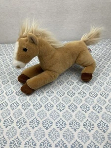 Aurora Golden Tan Brown Horse 11” By 14” - Picture 1 of 8