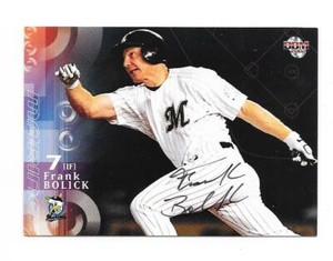 FRANK BOLICK 2002 JAPANESE BBM AUTOGRAPHED SIGNED # 317 MARINES