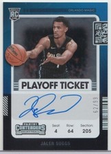 2021-22 CONTENDERS JALEN SUGGS PLAYOFF TICKET AUTO AUTOGRAPH ROOKIE RC 62/99 VAR