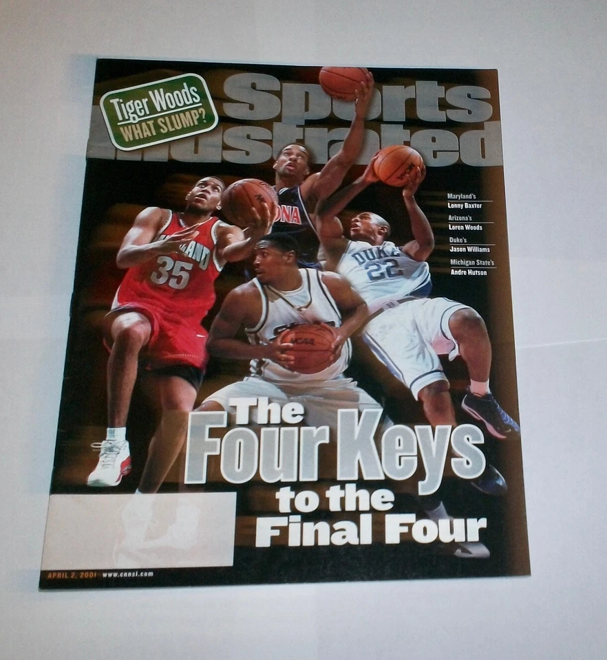 2001 Sports Illustrated DUKE BLUE DEVILS Финал 4! Джейсон Уильямс титульный сезон! - Изображение 1 из 1