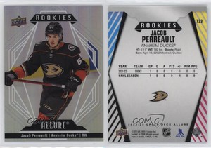 2022-23 Upper Deck Allure Rookies Jacob Perreault #133 Rookie RC
