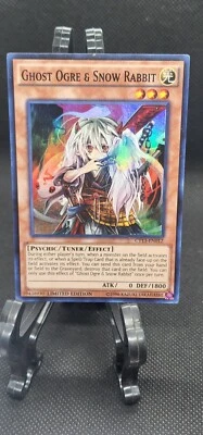 Yugioh!  GHOST OGRE & SNOW RABBIT  SUPER RARE CT13-EN012  +BONUS! - Image 1 of 3