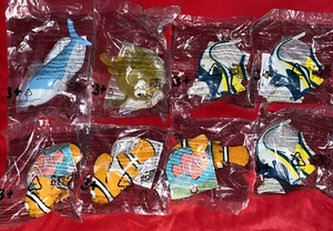 Lot Of 8 McDonald's FINDING NEMO Happy Meal BATH TOYS 2003 - Picture 1 of 1