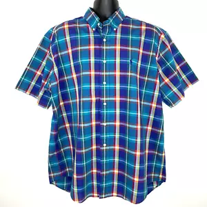 Ralph Lauren Blake Shirt Men's XL Easter Plaid S/S Button Down Cotton - Picture 1 of 11