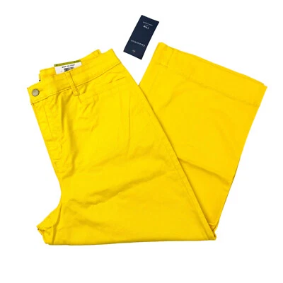 Pantalones cortos Charter Club para mujer talla 14 pierna ancha amarillo prímula Foto 1 de 4