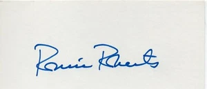Robin Roberts d.2010 Phillies/Orioles HOF 1976 Signed 3x5 Index Card 145597 - Picture 1 of 1