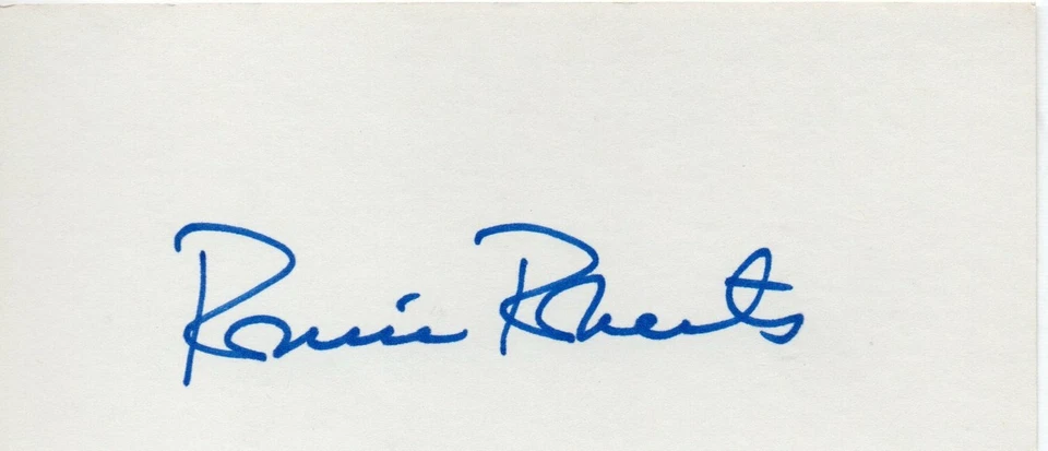 Robin Roberts d.2010 Phillies/Orioles HOF 1976 Signed 3x5 Index Card 145597 - Image 1 of 1