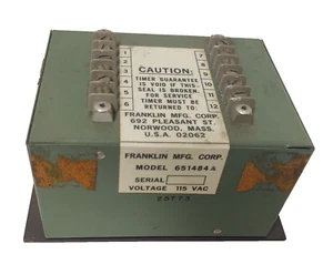 🔥 Franklin MFG Corp Timer Module Model 651484 115V - Picture 1 of 2