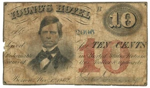 1862 Young's Hotel Boston, Massachusetts MA 10c Nr.2096 (L0133) - Bild 1 von 2