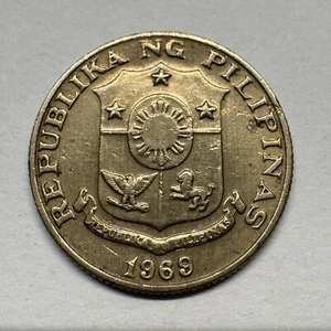 1969 Philippines 10 Sentimos - Beautiful Coin - #B-043 - Picture 1 of 2