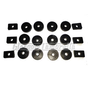 Lambretta Series 3 Li, TV, SX & GP ANTI VIBRATION FLOOR KIT in BLACK RUBBER - Picture 1 of 1