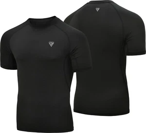 Rash Guard Top by RDX, Rash Vest, Compression Shirt, Compression Sweatshirts - Picture 1 of 4