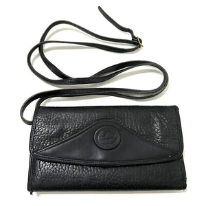 Vintage Dooney Bourke Umhängetasche Geldbörse Schwarz - Bild 1 von 9