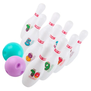 Bowling Ball Toy Preschool Child Baby Tabletop ' Indoor Game - Picture 1 of 12