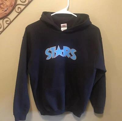 STARS Black Sweatshirts w/Cheer Logo on back Sz L - Image 1 of 4