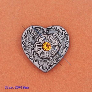 10X Vintage Leathercraft Bag Rivet Stud Saddle Love Heart Floral Crystal Concho - Picture 1 of 71