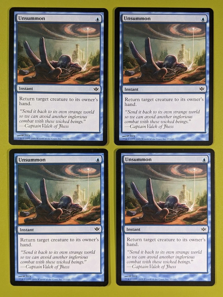 Unsummon x4 Conflux 4x Playset Magic the Gathering MTG - Image 1 of 1
