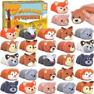 36 Stck. Wald Party Gastgeschenke Mochi Squishy Wald Tiere Spielzeug für Kinder - Bild 1 von 7