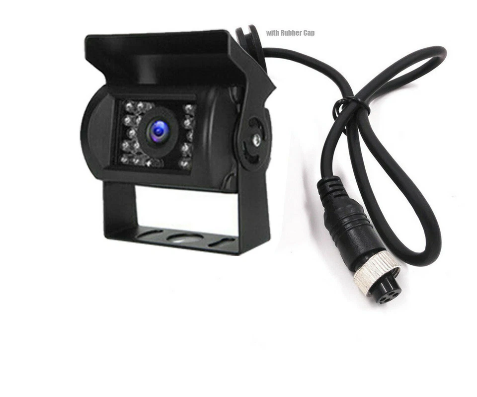 Waterproof 4Pin Rear View Backup Camera For Bus Truck Van RV CCD IR Night Vision - Image 1 of 4
