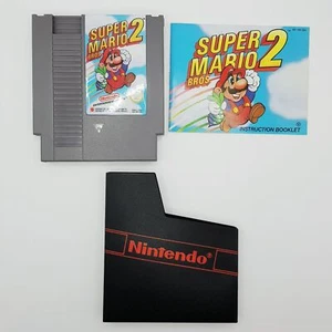 SUPER MARIO BROS. 2 ( Nintendo NES) Video Game NES-MW-GBR PAL Slip Case + Manual - Picture 1 of 17