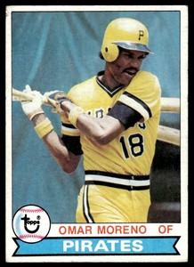 1979 Topps Omar Moreno Pittsburgh Pirates #321