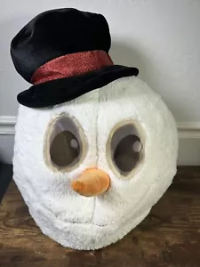 Maskimals Dan Dee Big Greeter Heads MASK – Frosty Snowman Plush Oversized Soft - Picture 1 of 10