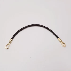 Correa de repuesto para monedero hágalo usted mismo de cuero trenzado de 50 cm/19,7", negro - Imagen 1 de 5