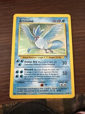 Pokémon TCG Articuno Legendary Collection 2/110 Reverse Holo Holo Rare - Image 1 of 4