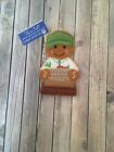 Felt embroided gingerbread green grocer