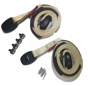 Nexus Locking Center Release Spa Hot Tub Cover Adjustable Wind Straps 12 Ft TAN - Picture 1 of 7