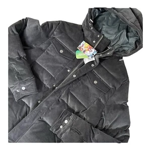 Men’s NWT Robert Graham Large Gray Stormy Hooded Coat Zipped Pockets Warm - Picture 1 of 12