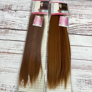 "2 paquetes 16"" Essence #27/30 rubio marrón yaki a granel micro trenzado mezcla cabello" - Imagen 1 de 4