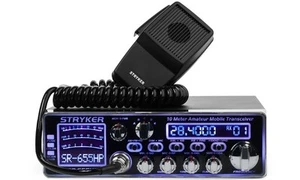 New Stryker SR-655HPC+ HIGH POWER 100+ WATTS AM/FM 10 Meter Amateur Radio - Zdjęcie 1 z 4