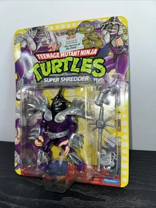 TMNT 1991 Playmates Teenage Mutant Ninja Turtles Super Shredder Sin usar, en caja - Imagen 1 de 19