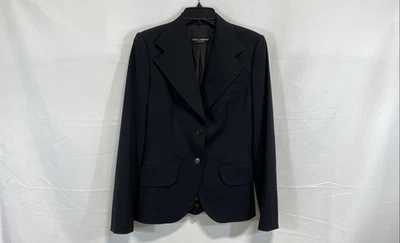 Dolce&Gabbana Women's Black Formal Blazer Size 44 - Image 1 of 4