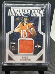 Sale Bo Nix /599 Numbers Game 2025 Donruss Elite Football Memorabilia Card - Bild 1 von 3