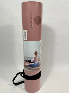Neu Pido Yogamatte rosa blau TPE rutschfest zweifarbig 6 Fuß dickes Kissen Fitness - Bild 1 von 9