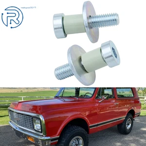 9601750 For Chevy GMC Truck Blazer 1971 72-87 Pair Door Latch Lock Striker Bolts - Picture 1 of 11